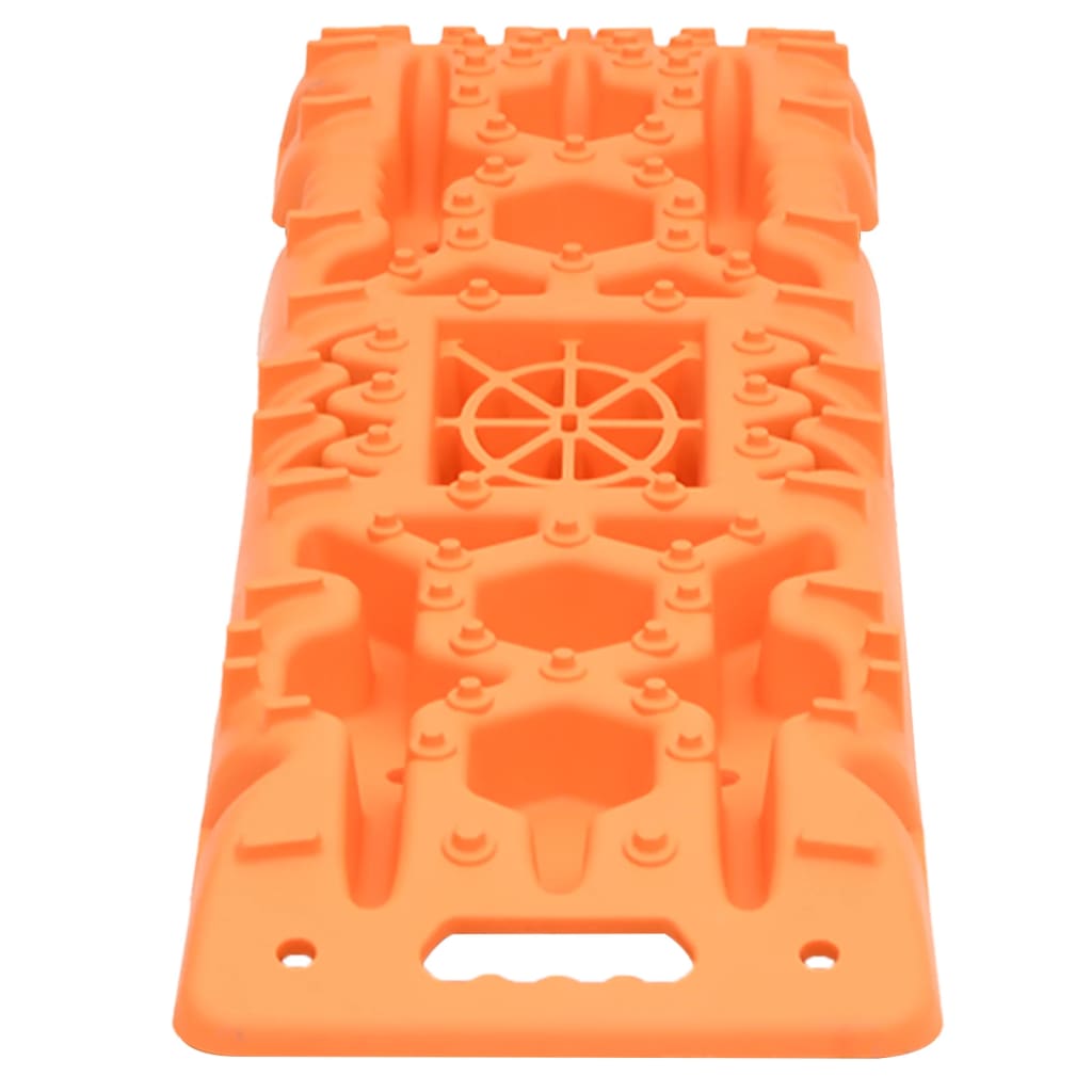 frikørselsplader 2 stk. 107x31x7 cm nylon orange
