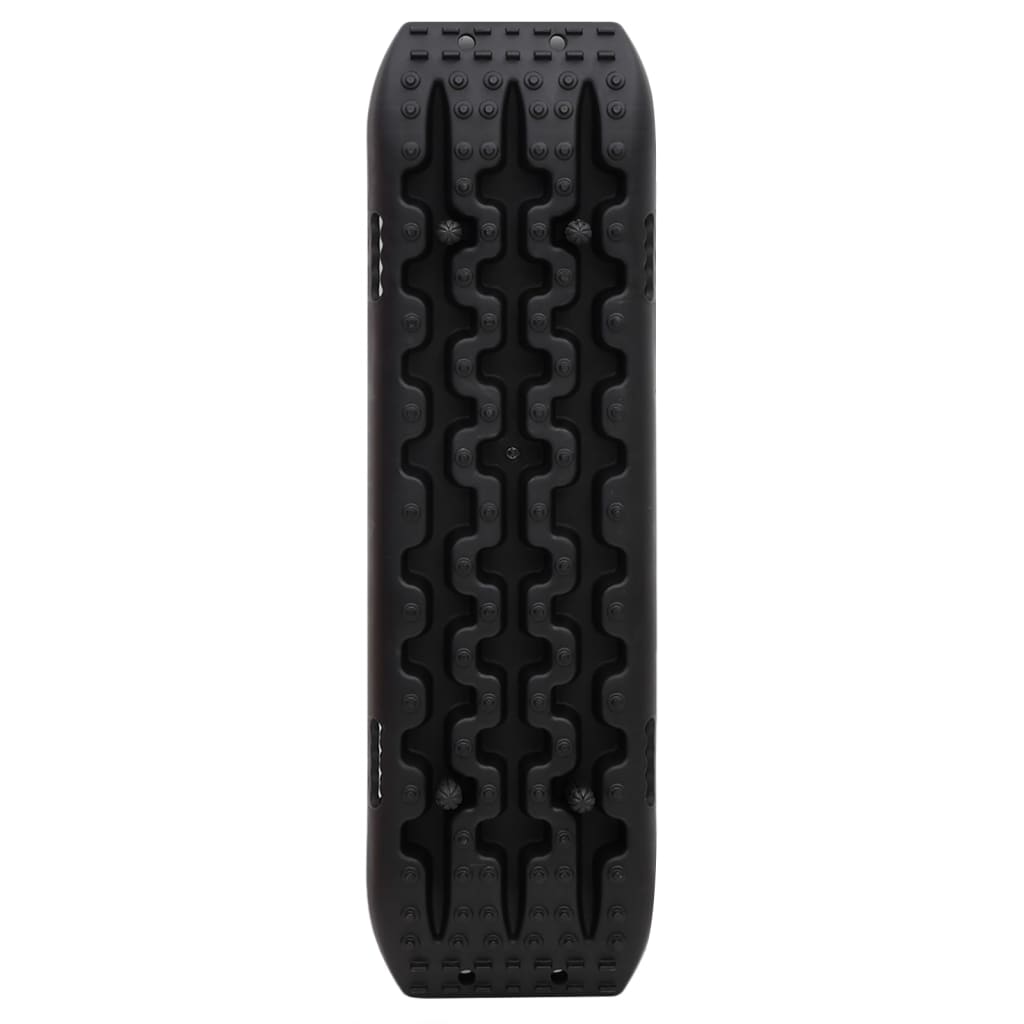 frikørselsplader 2 stk. 106x30,5x7 cm nylon sort