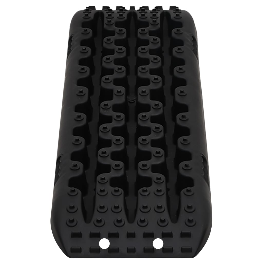frikørselsplader 2 stk. 106x30,5x7 cm nylon sort