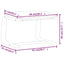fodskammel 51x41x40 cm stof sort