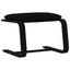 fodskammel 51x41x40 cm stof sort