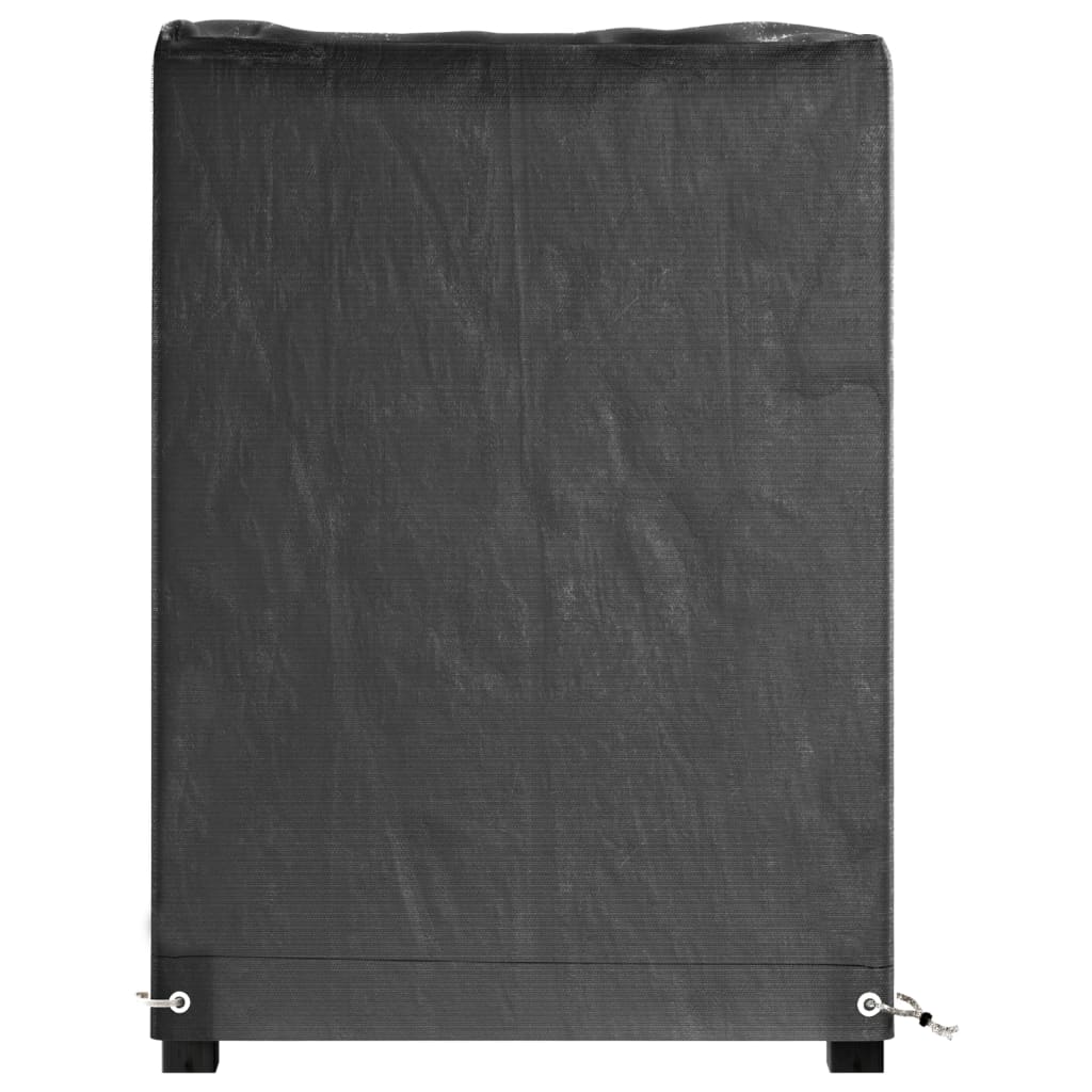 havemøbelovertræk 2 stk. 125x55x75 cm 8 øjer rektangulært