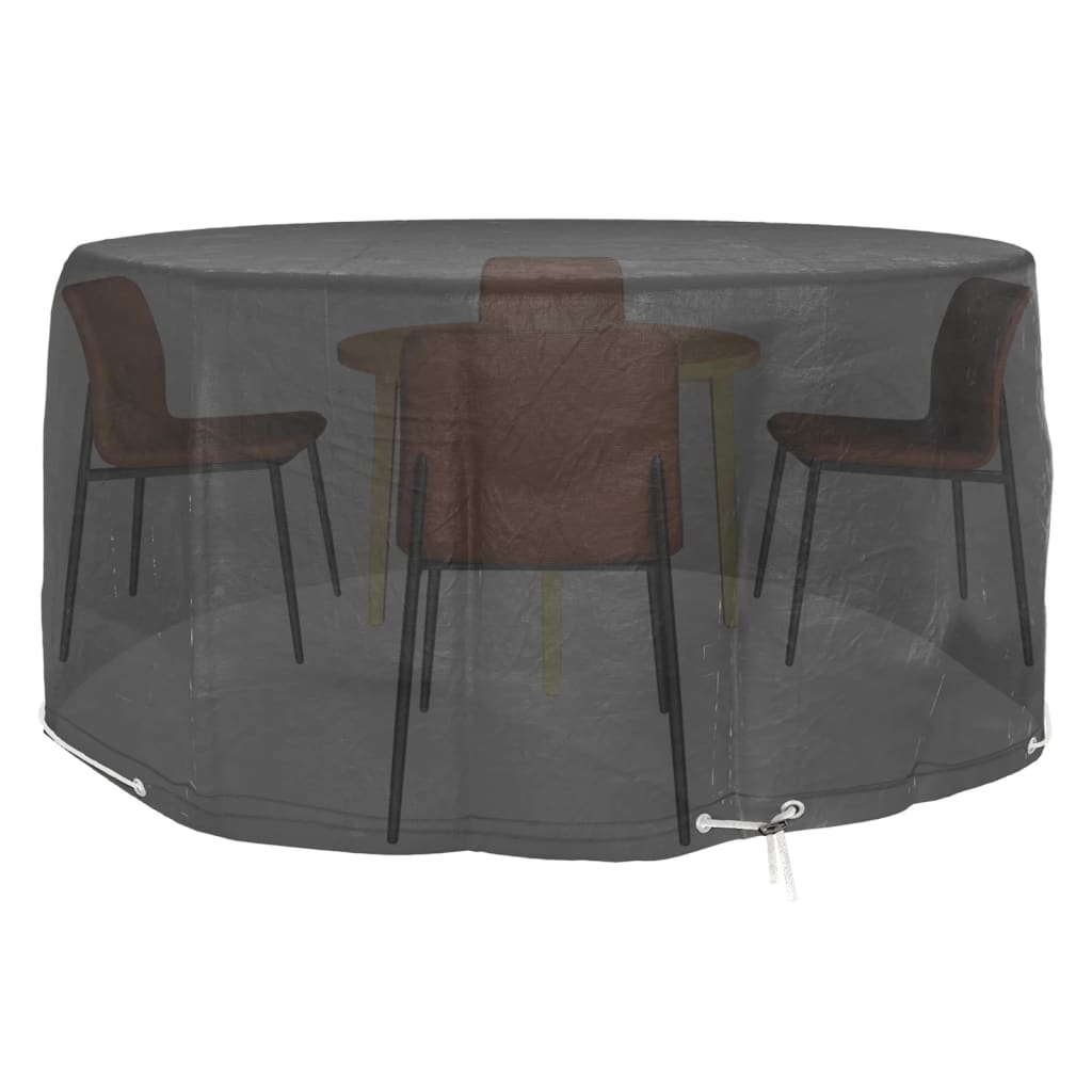 havemøbelovertræk 2 stk. 10 øjer Ø230x90 cm rundt
