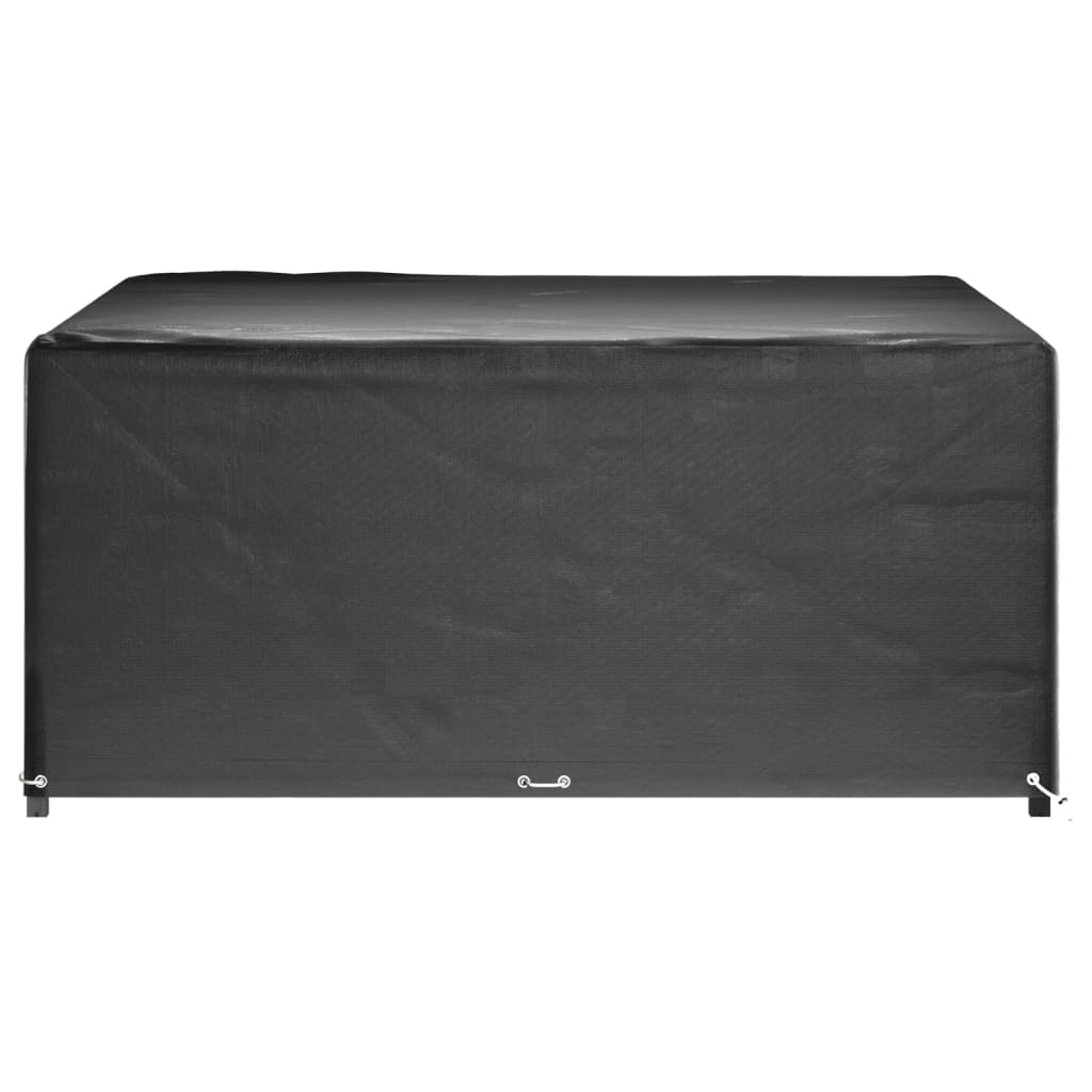 havemøbelovertræk 2 stk. 250x250x90 cm 16 øjer firkantet