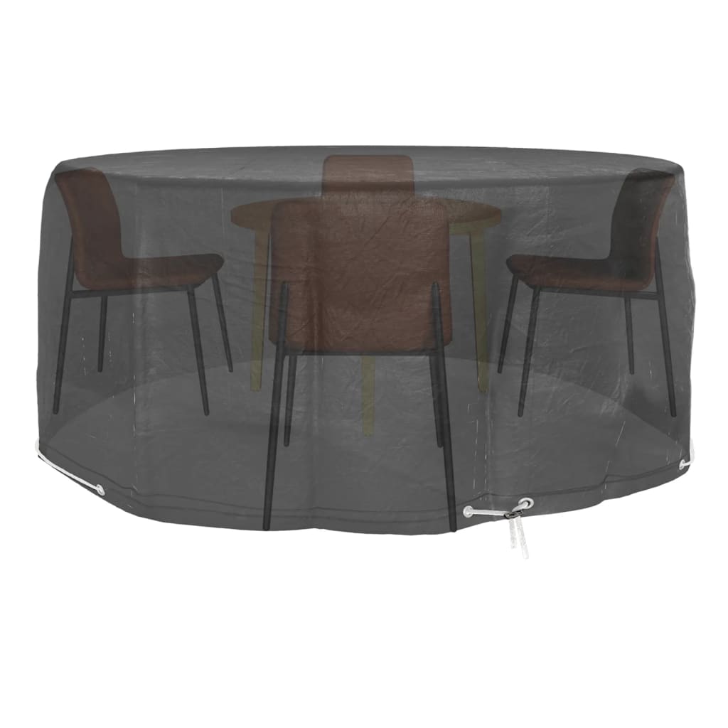 havemøbelovertræk 2 stk. 10 øjer Ø260x90 cm rundt
