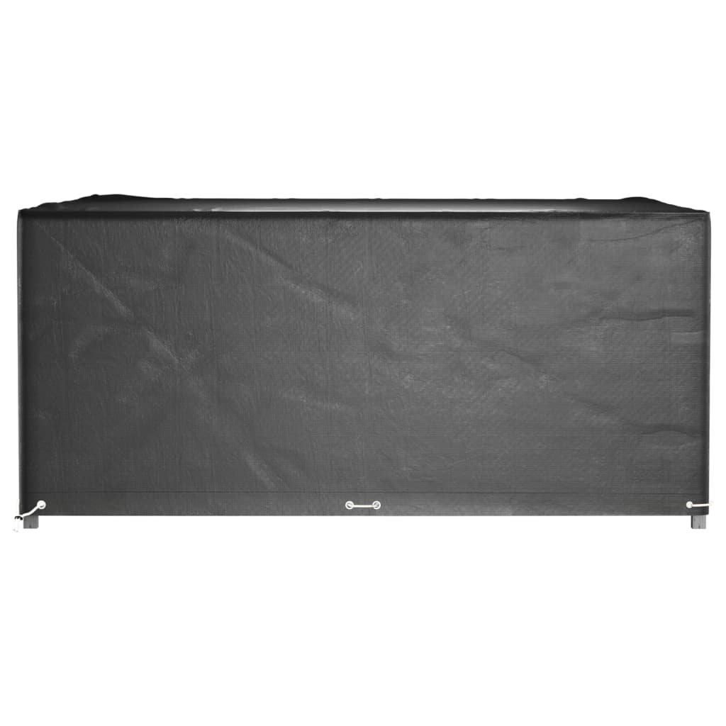 havemøbelovertræk 2 stk. 300x300x75 cm 16 øjer firkantet