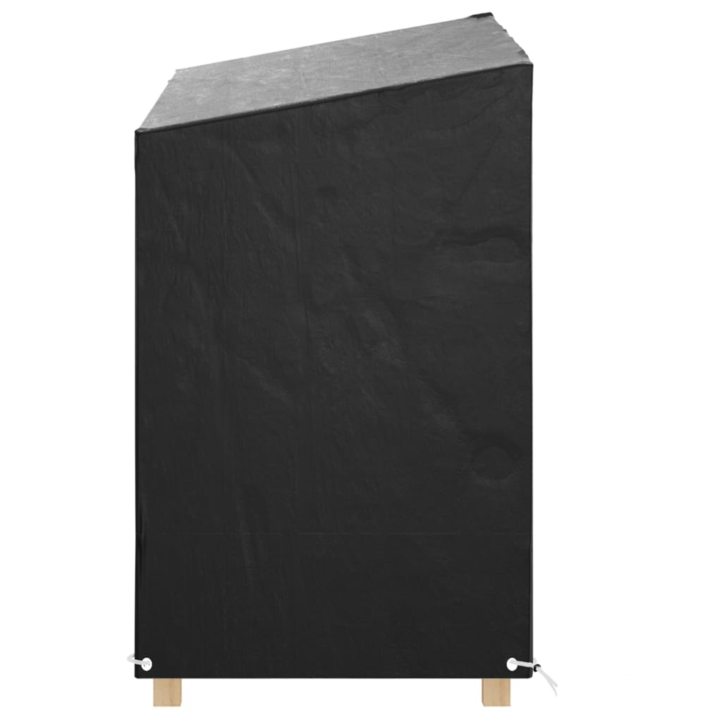 overtræk til gyngebænke 2 stk. 125x90x135/165 cm polyethylen