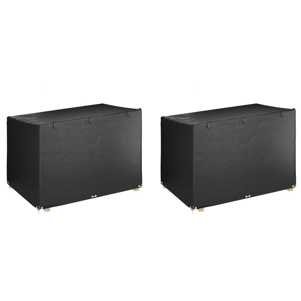 overtræk til gyngebænke 2 stk. 215x150x130/150 cm polyethylen