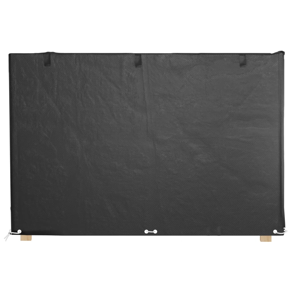overtræk til gyngebænke 2 stk. 215x150x130/150 cm polyethylen