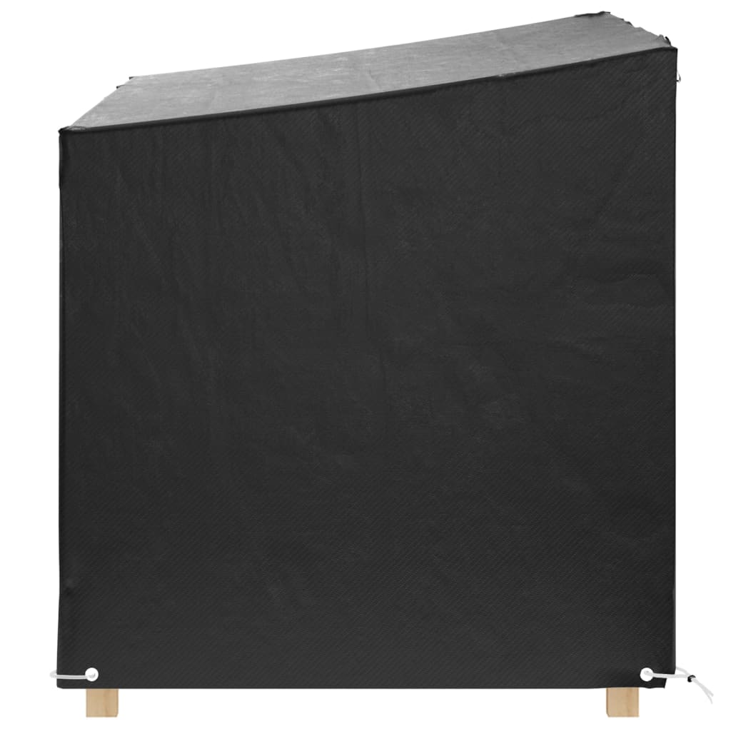 overtræk til gyngebænke 2 stk. 215x150x130/150 cm polyethylen