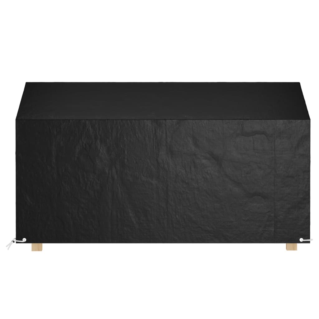 overtræk til havebænk 2 stk. 190x70x70/88 cm 8 øjer polyethylen