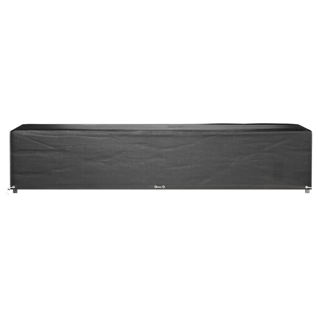 overtræk til liggestole 2 stk. 205x75x40 cm 12 øjer polyethylen