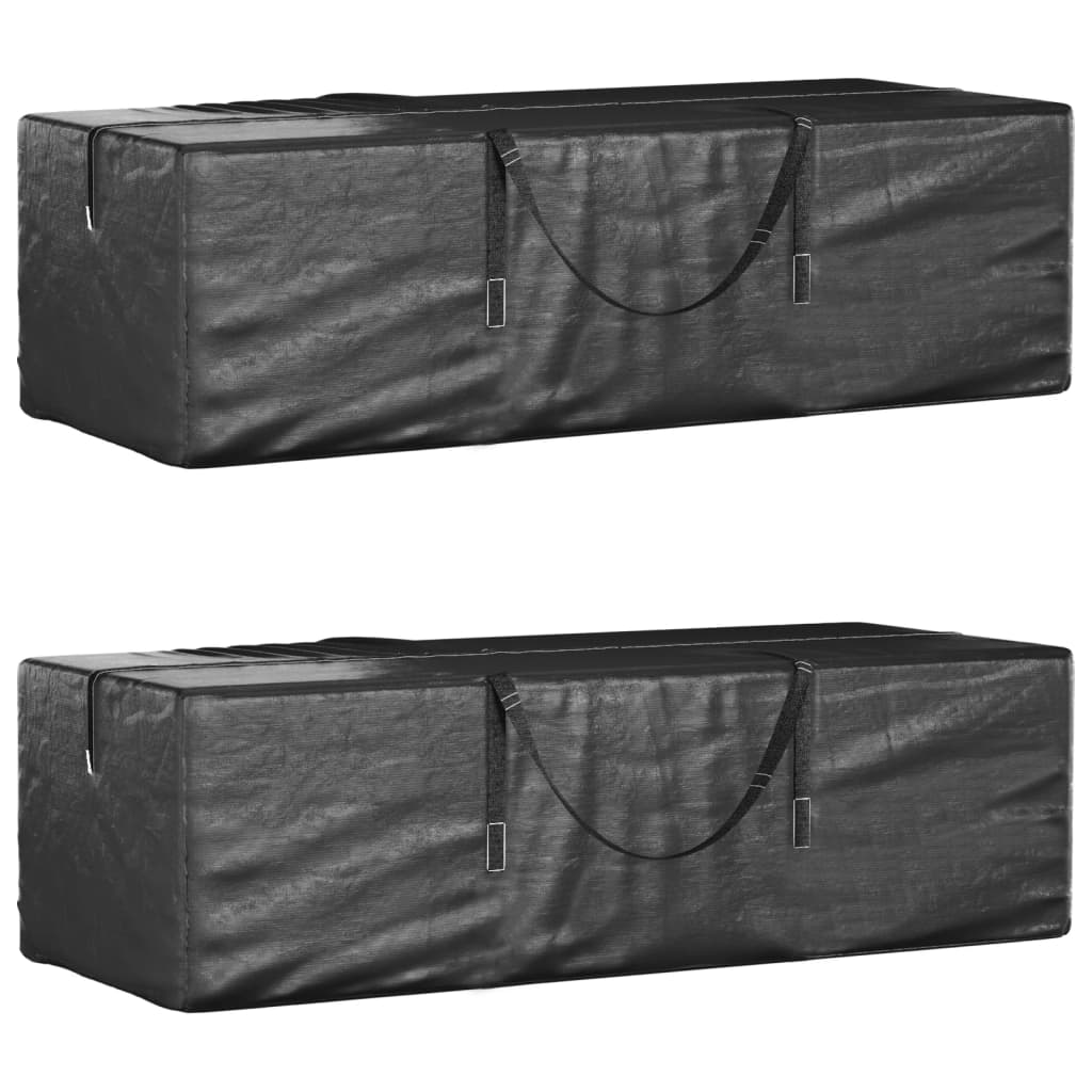 hyndeposer 2 stk. 135x40x55 cm polyethylen sort