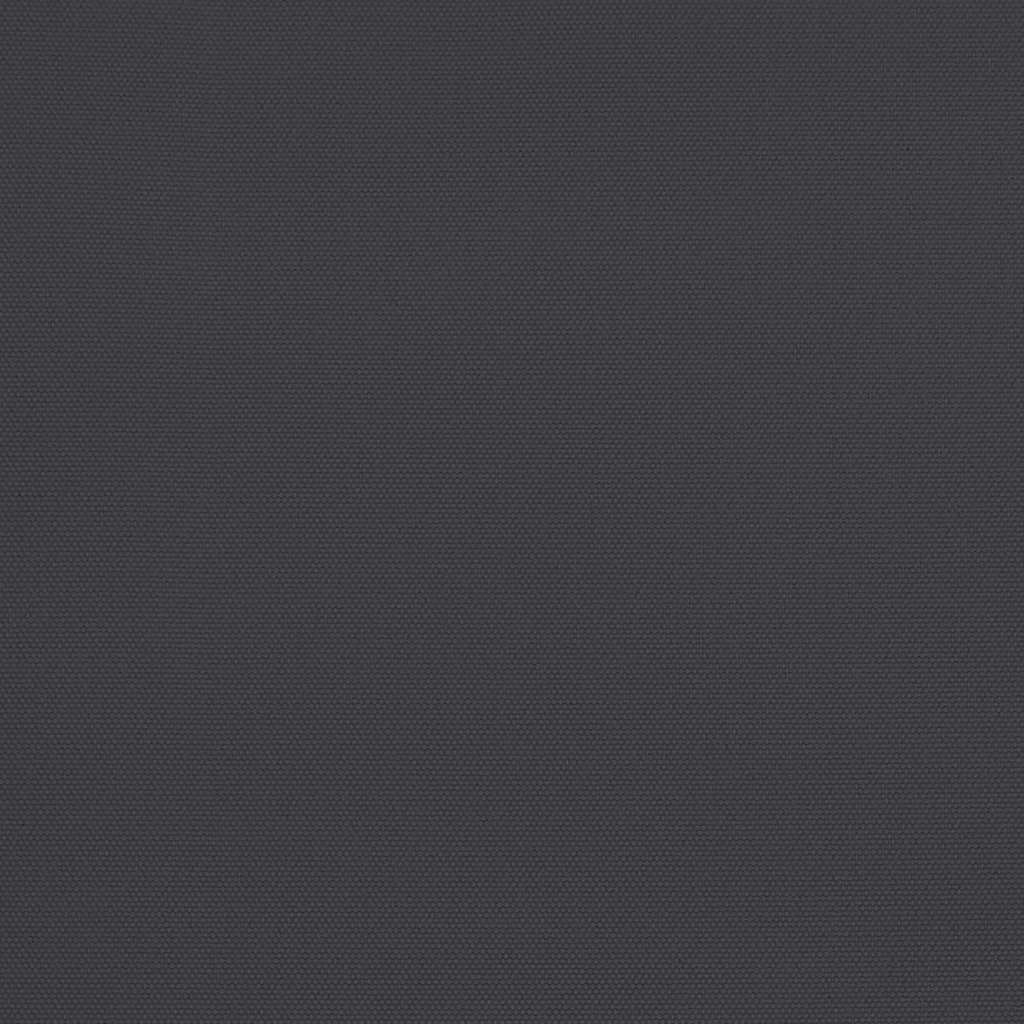 parasol med dobbelt parasoldug og LED-lys 316x145 cm sort