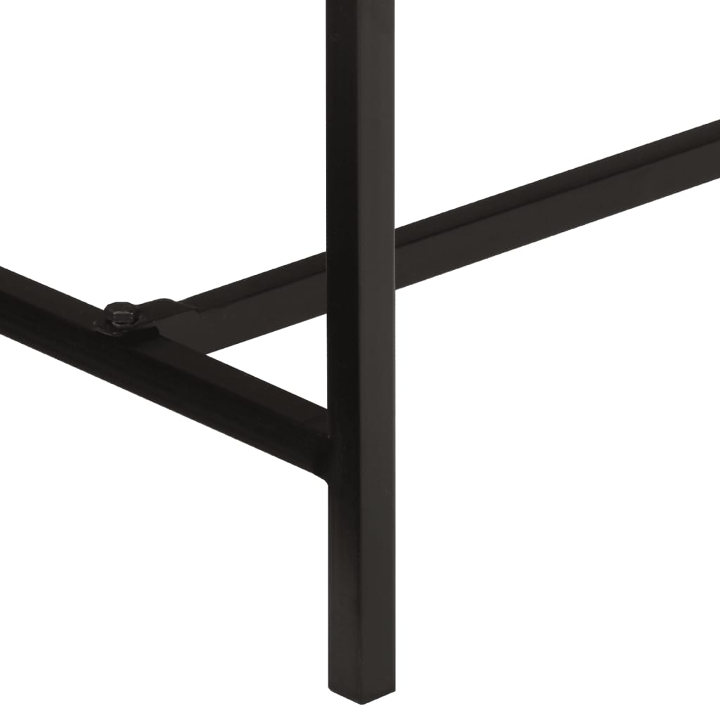 skænk 80x30x95 cm massivt ru mangotræ