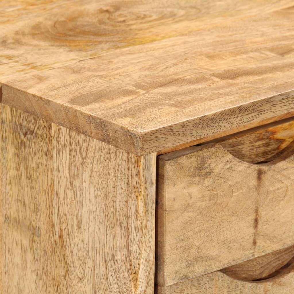skrivebord med skuffer 110x47x76 cm massivt mangotræ