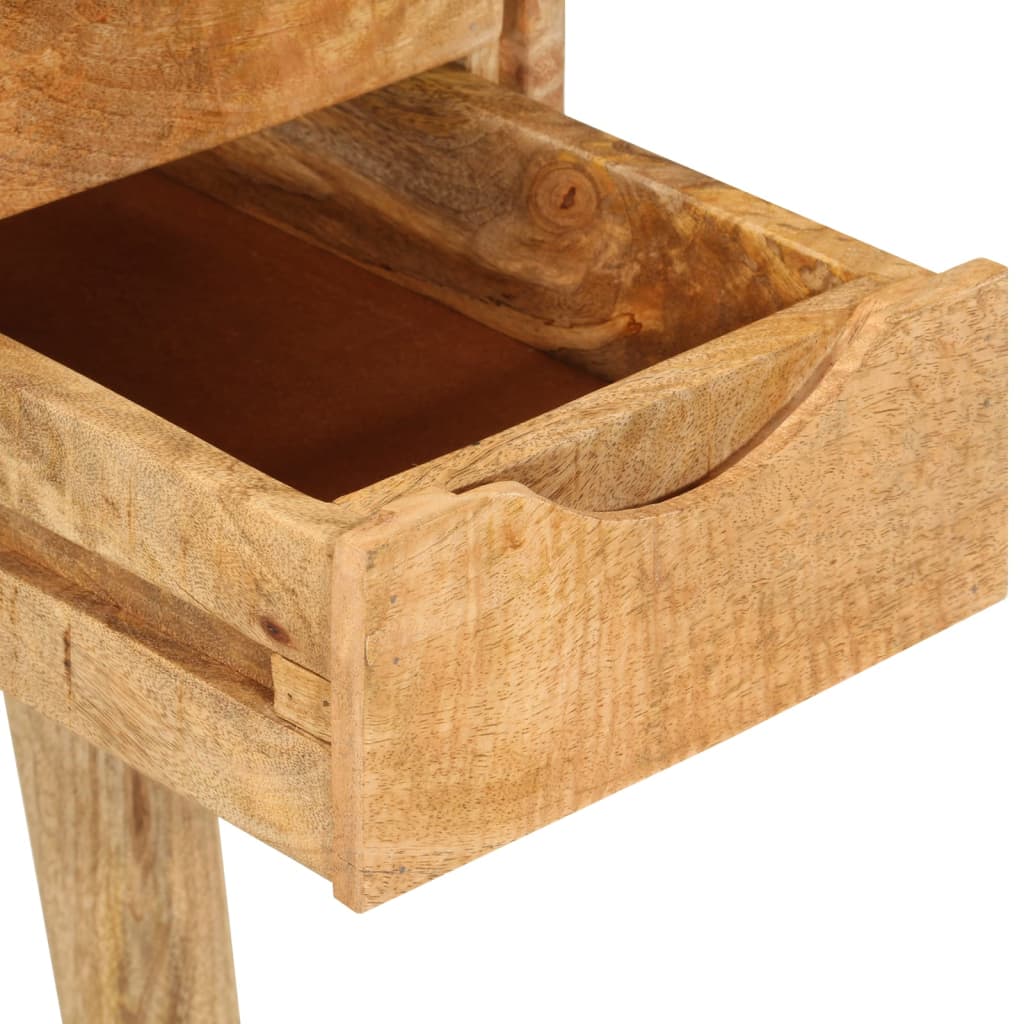 skrivebord med skuffer 110x47x76 cm massivt mangotræ