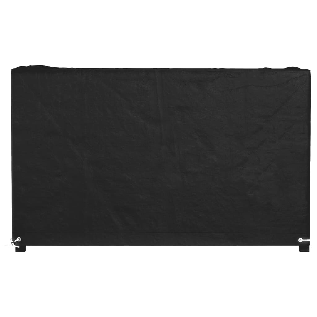 havemøbelovertræk 125x55x75 cm 8 øjer rektangulært