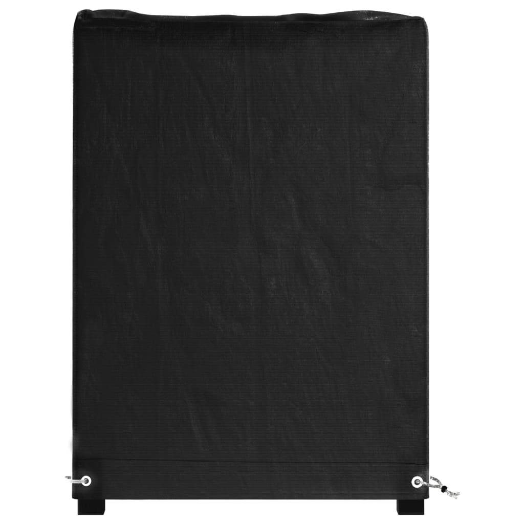 havemøbelovertræk 125x55x75 cm 8 øjer rektangulært