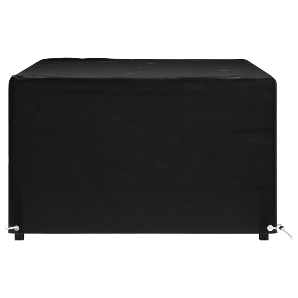 havemøbelovertræk 160x120x75 cm 8 øjer rektangulært