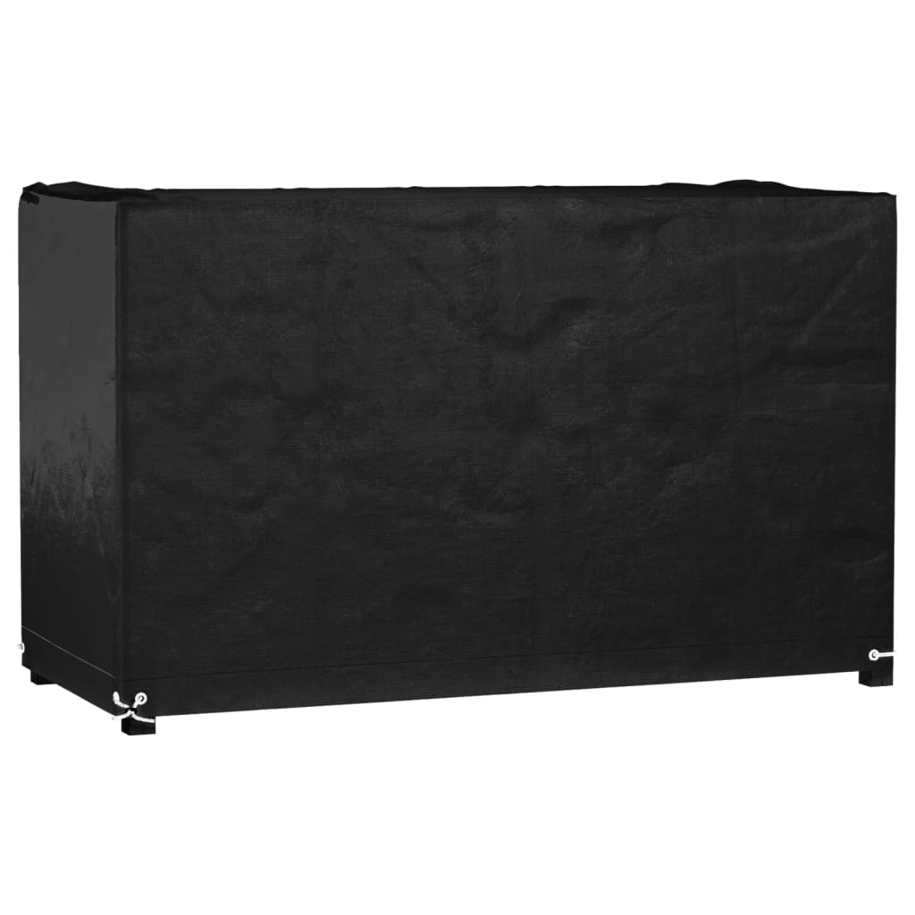 havemøbelovertræk 170x94x70 cm 8 øjer rektangulært