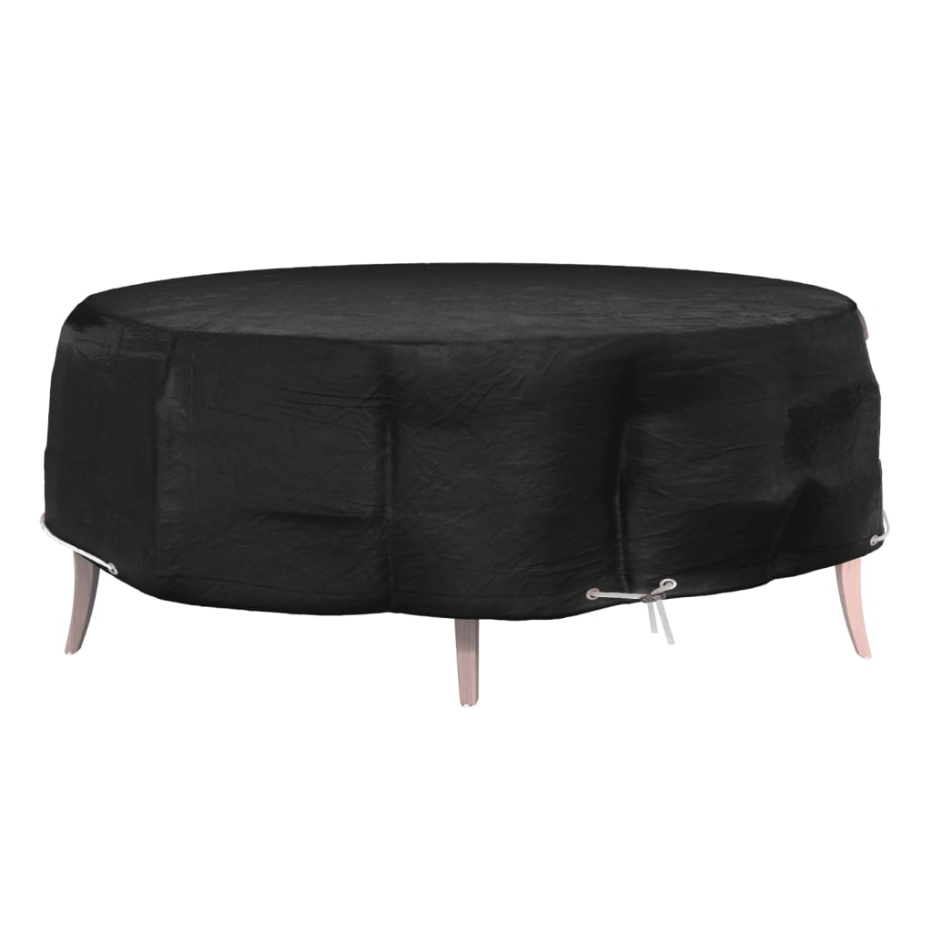 overtræk til loungesæt Ø188x50 cm 8 øjer rundt