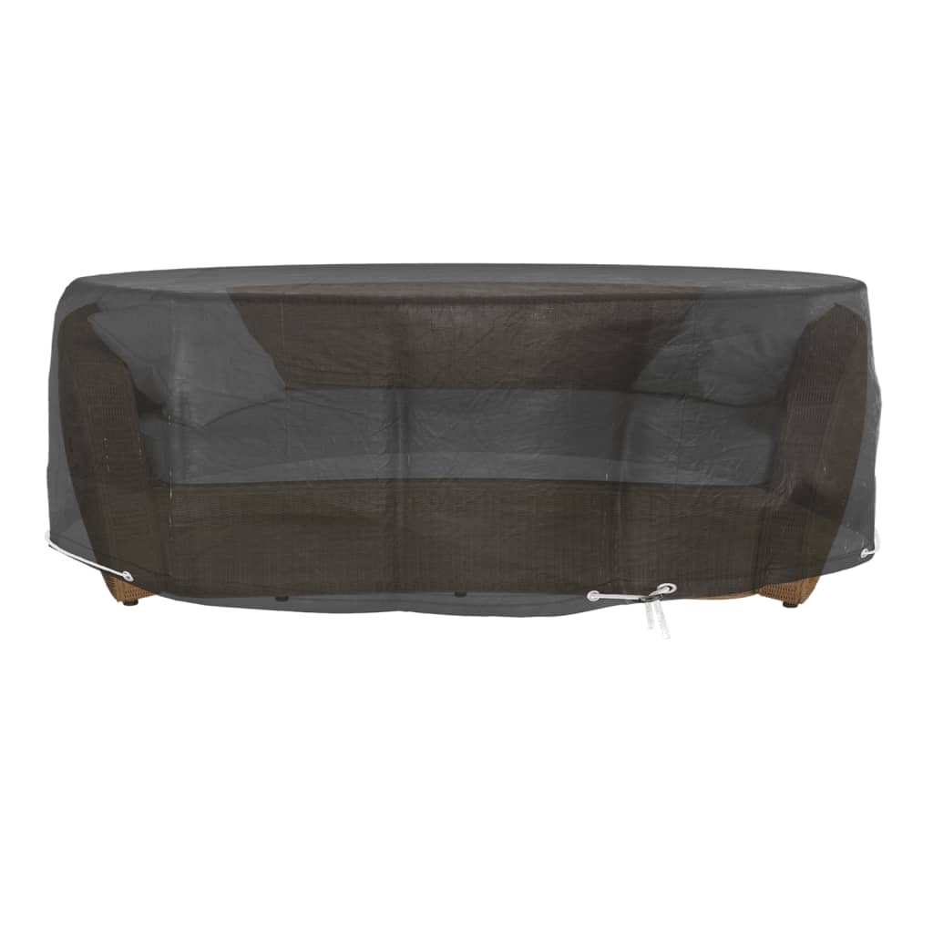 overtræk til loungesæt Ø188x50 cm 8 øjer rundt