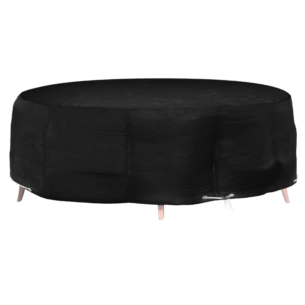 overtræk til loungesæt Ø236x67 cm 10 øjer rundt