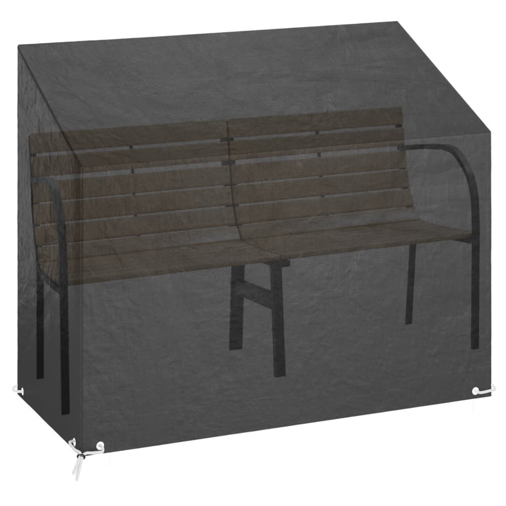 overtræk til havebænk 160x70x70/88 cm 8 øjer polyethylen