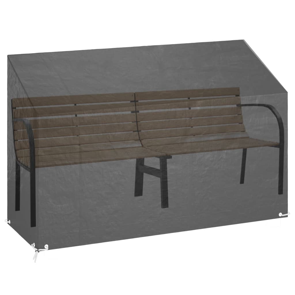overtræk til havebænk 190x70x70/88 cm 8 øjer polyethylen