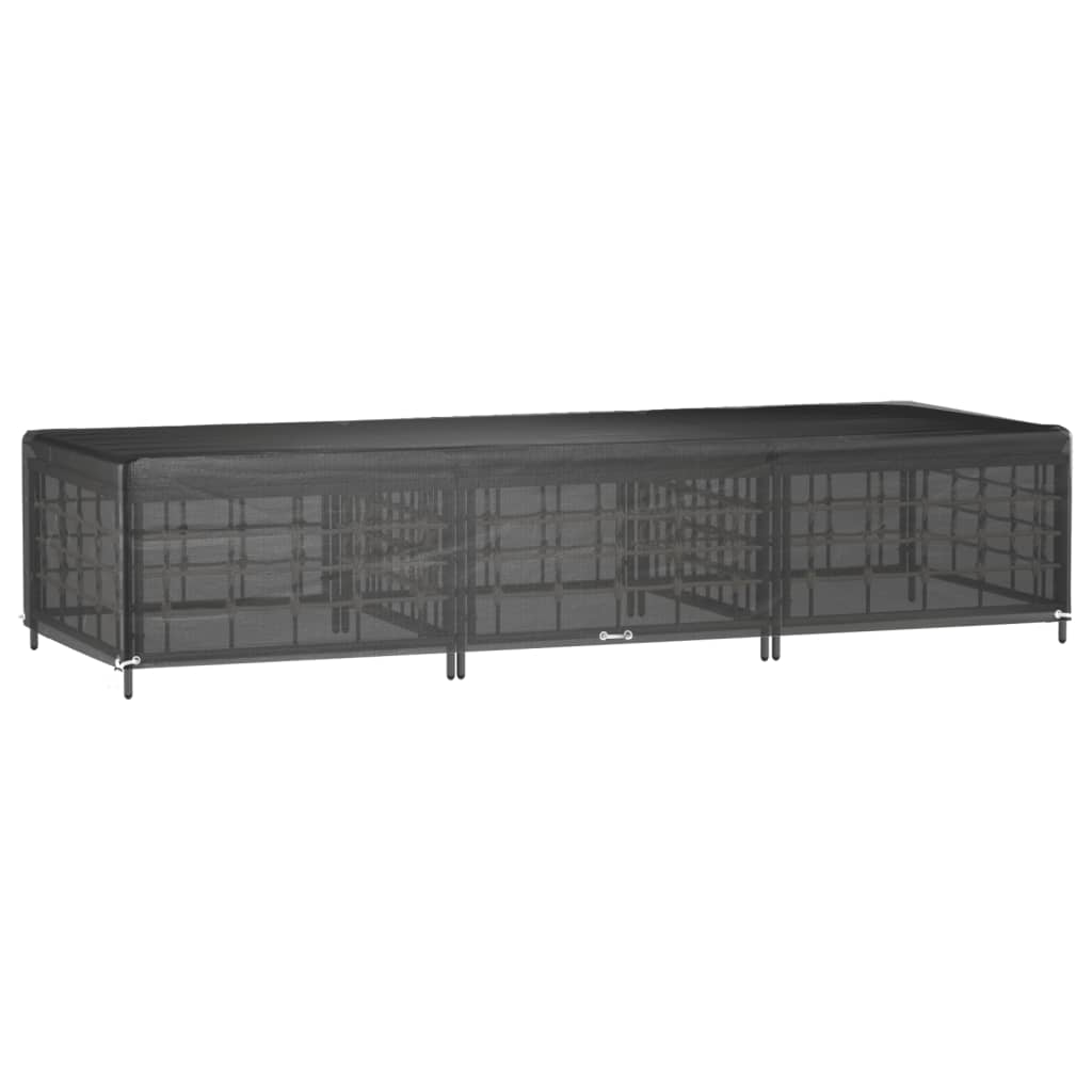 overtræk til liggestol 205x75x40 cm 12 øjer polyethylen