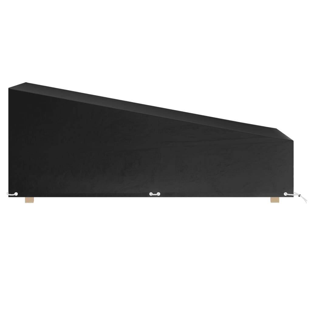 overtræk til liggestol 205x75x40/70 cm 12 øjer polyethylen