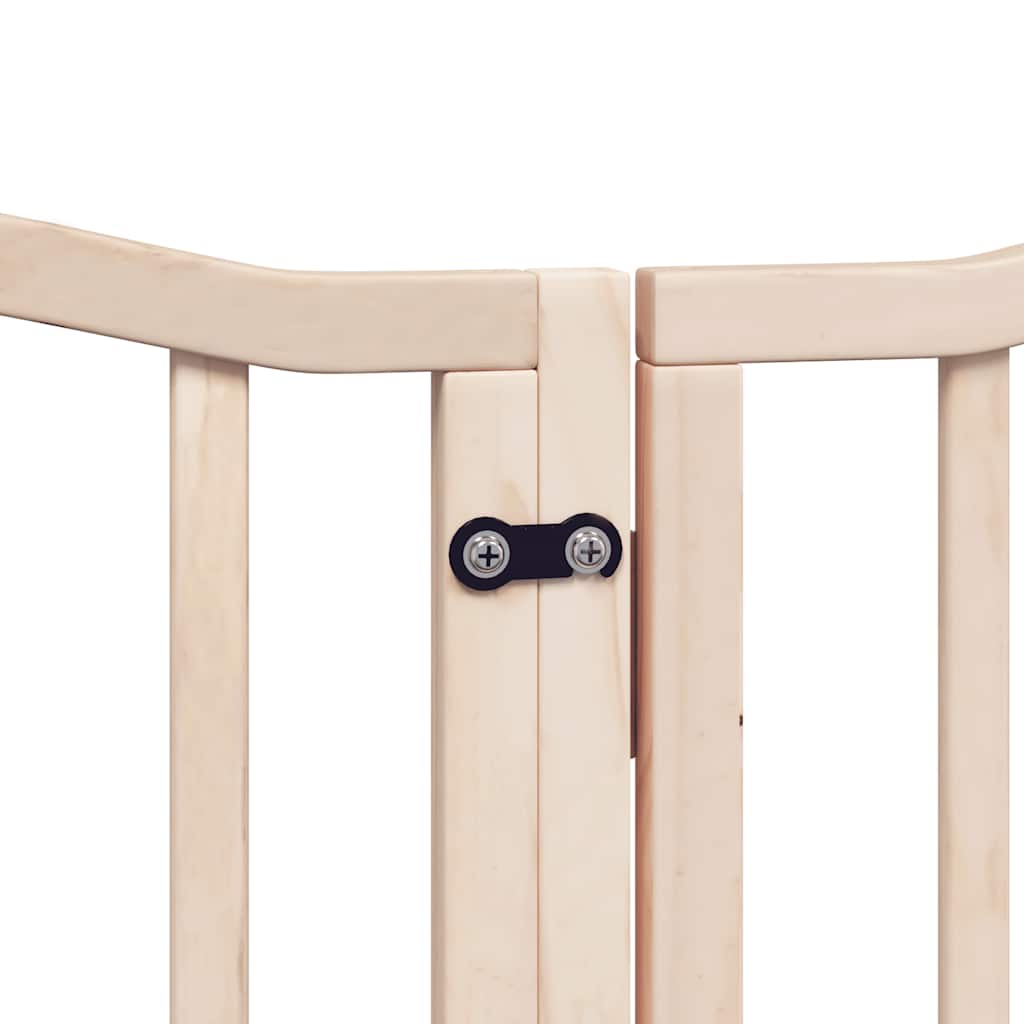 hundelåge med dør 9 paneler 450 cm poppeltræ