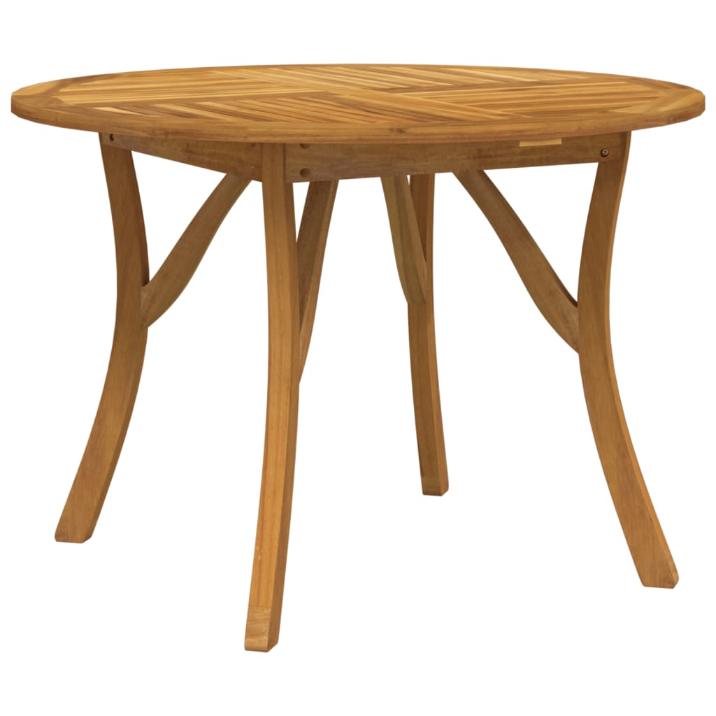 havebord Ø110 cm massivt akacietræ