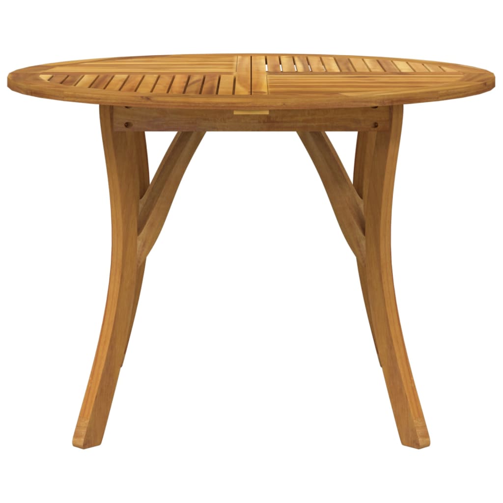 havebord Ø110 cm massivt akacietræ