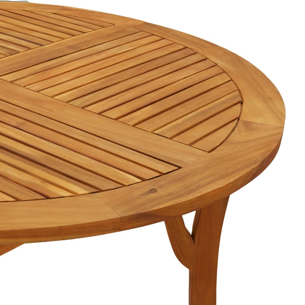 havebord Ø110 cm massivt akacietræ