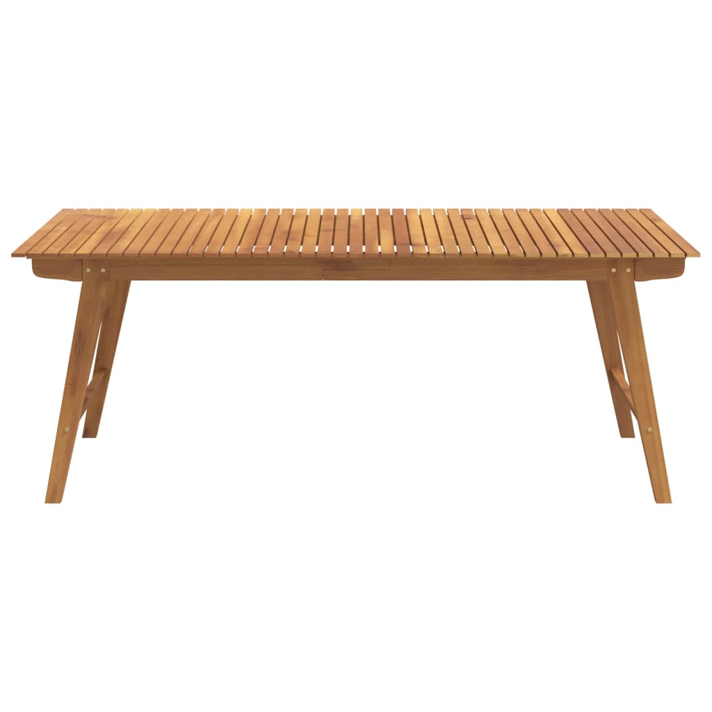 havebord 200x90x75 cm massivt akacietræ