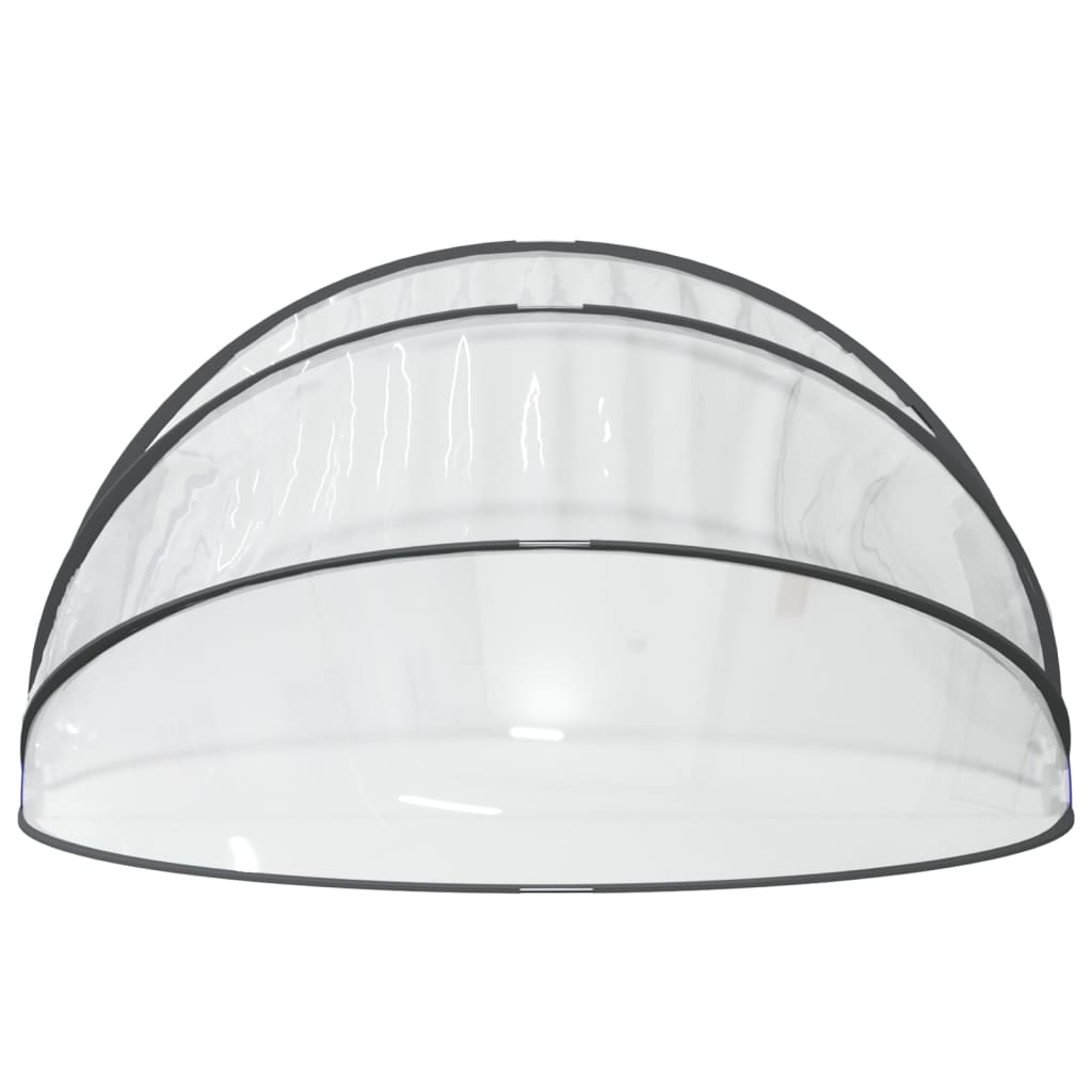 poolkuppel 467x234 cm rund PVC