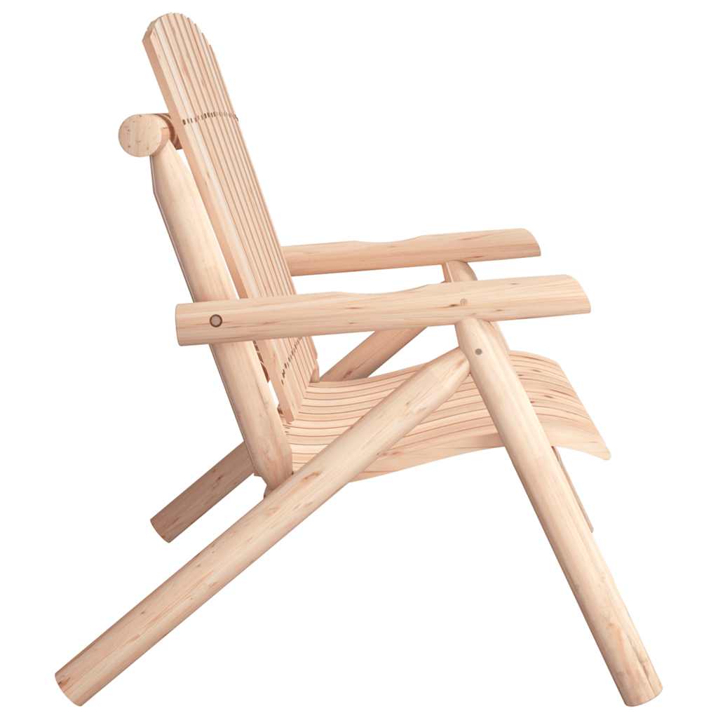 2-personers havebænk 119x85x98 cm massivt grantræ