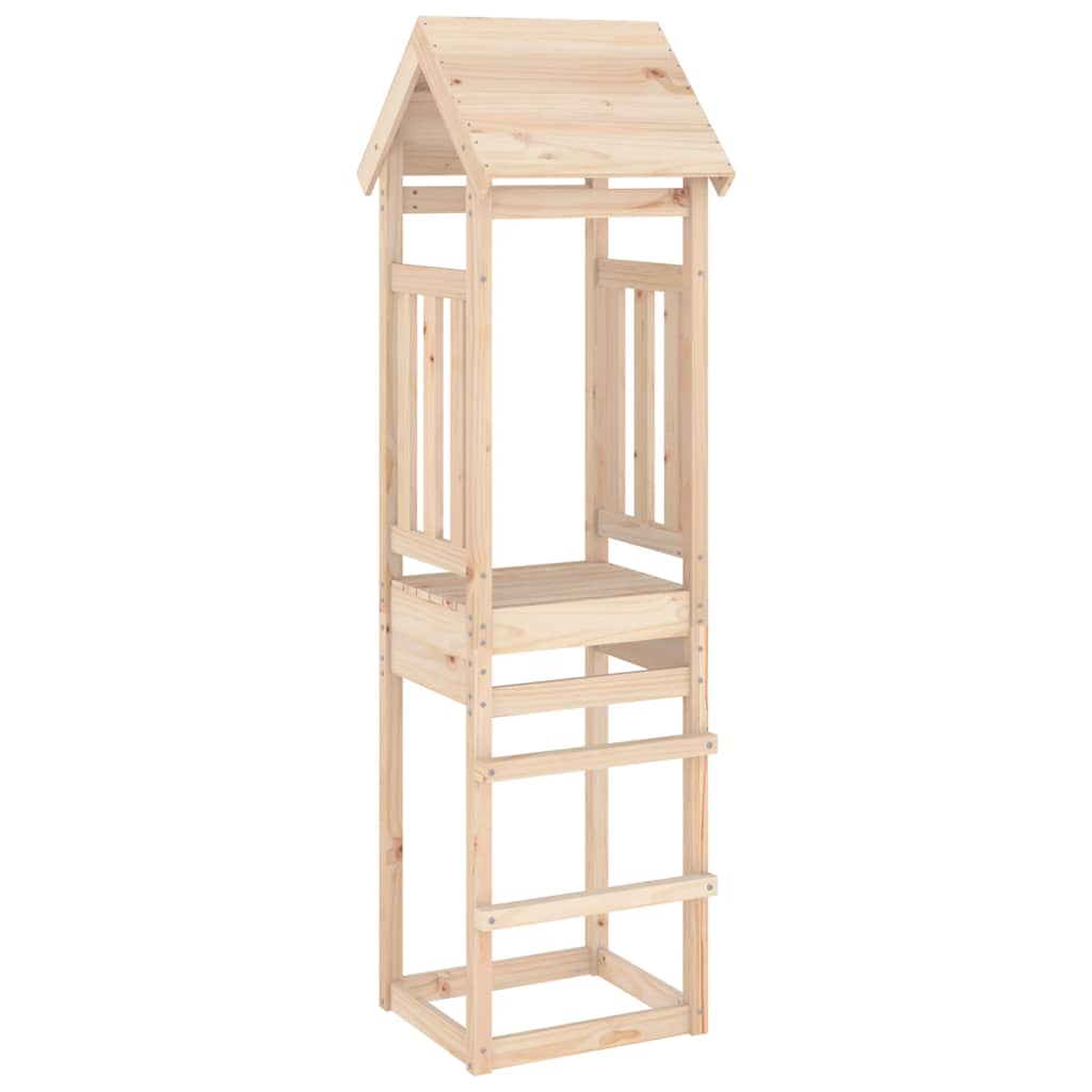 legetårn 52,5x46,5x206,5 cm massivt fyrretræ