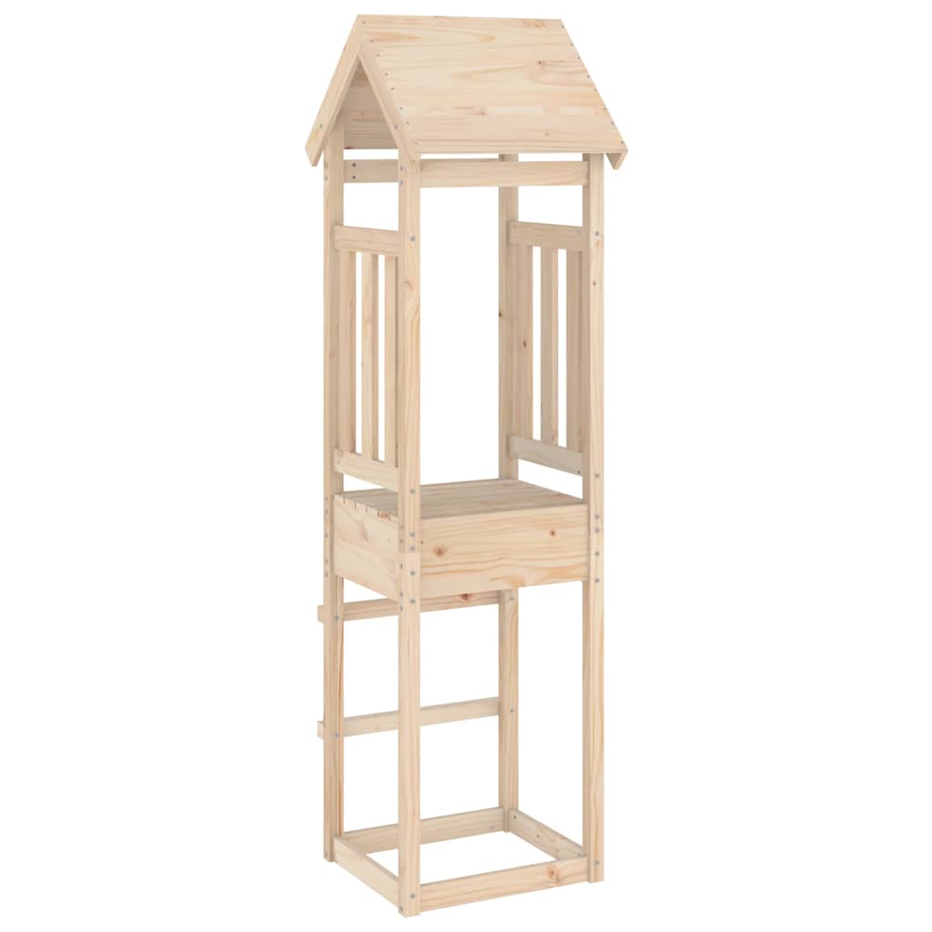 legetårn 52,5x46,5x206,5 cm massivt fyrretræ