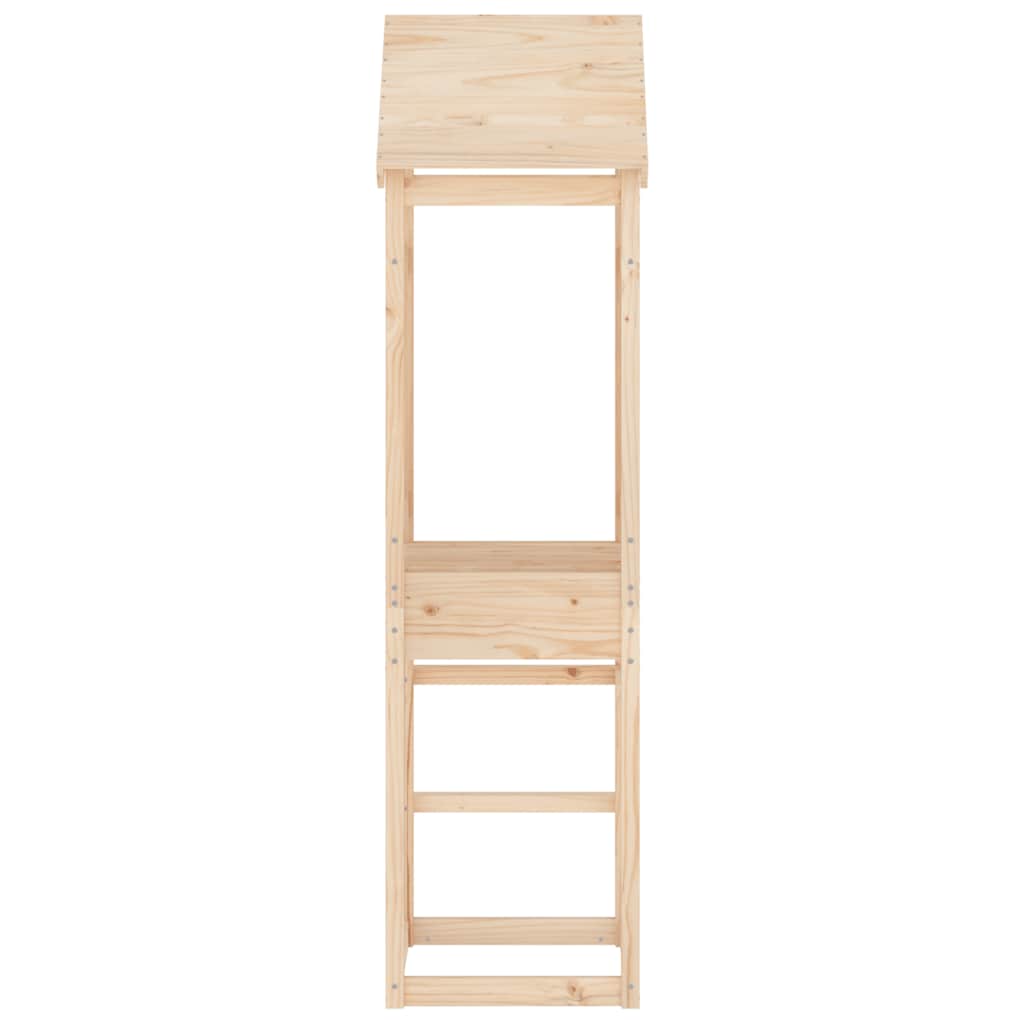 legetårn 52,5x46,5x206,5 cm massivt fyrretræ