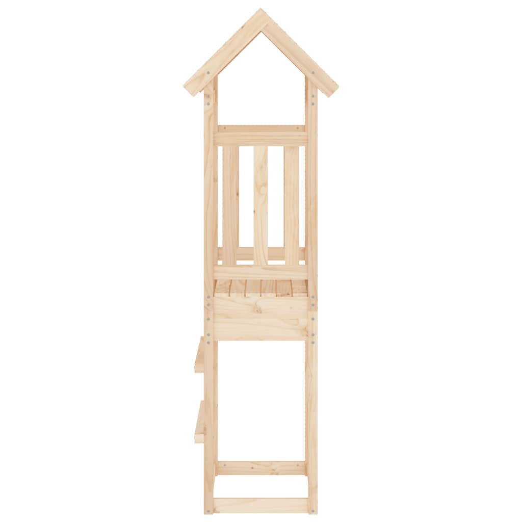 legetårn 52,5x46,5x206,5 cm massivt fyrretræ