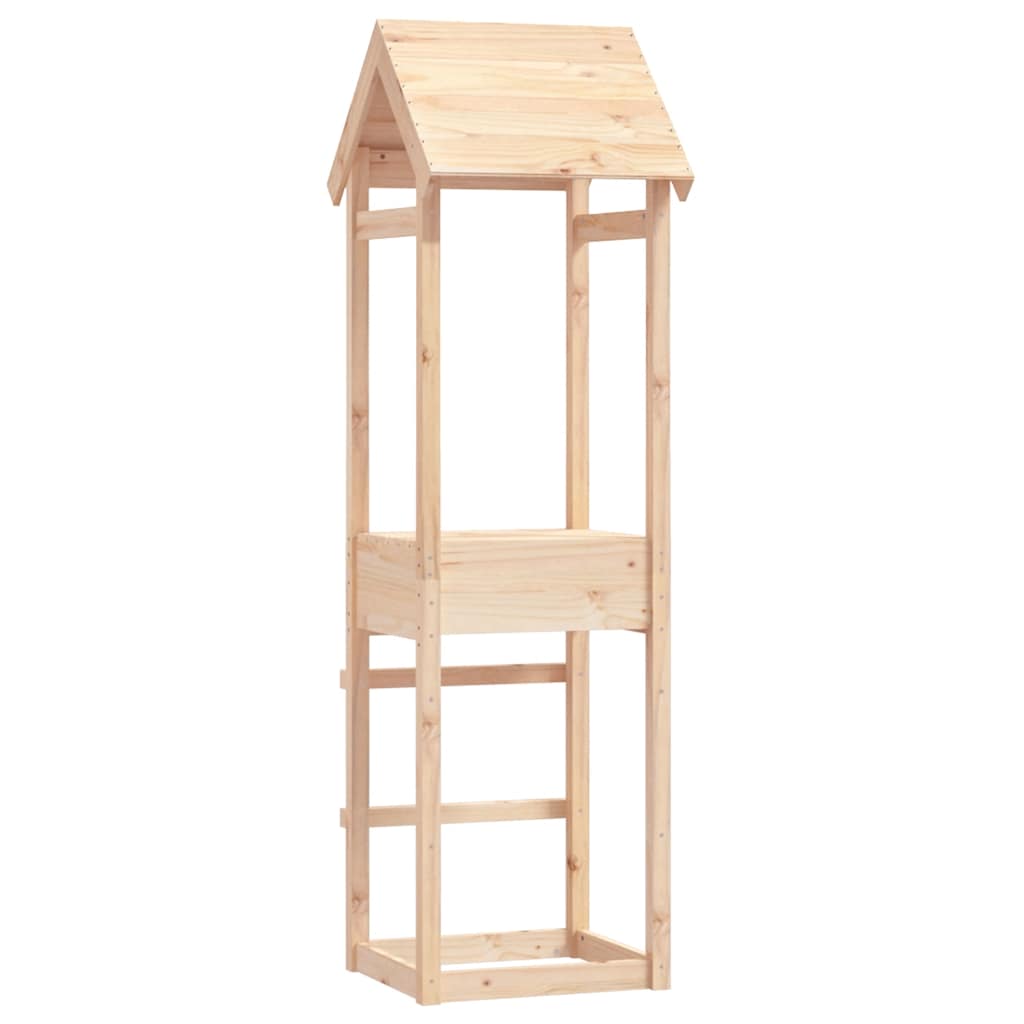 legetårn 53x46,5x194 cm massivt fyrretræ