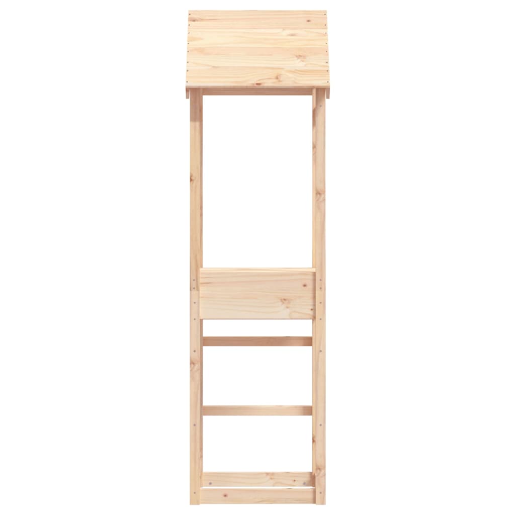 legetårn 53x46,5x194 cm massivt fyrretræ