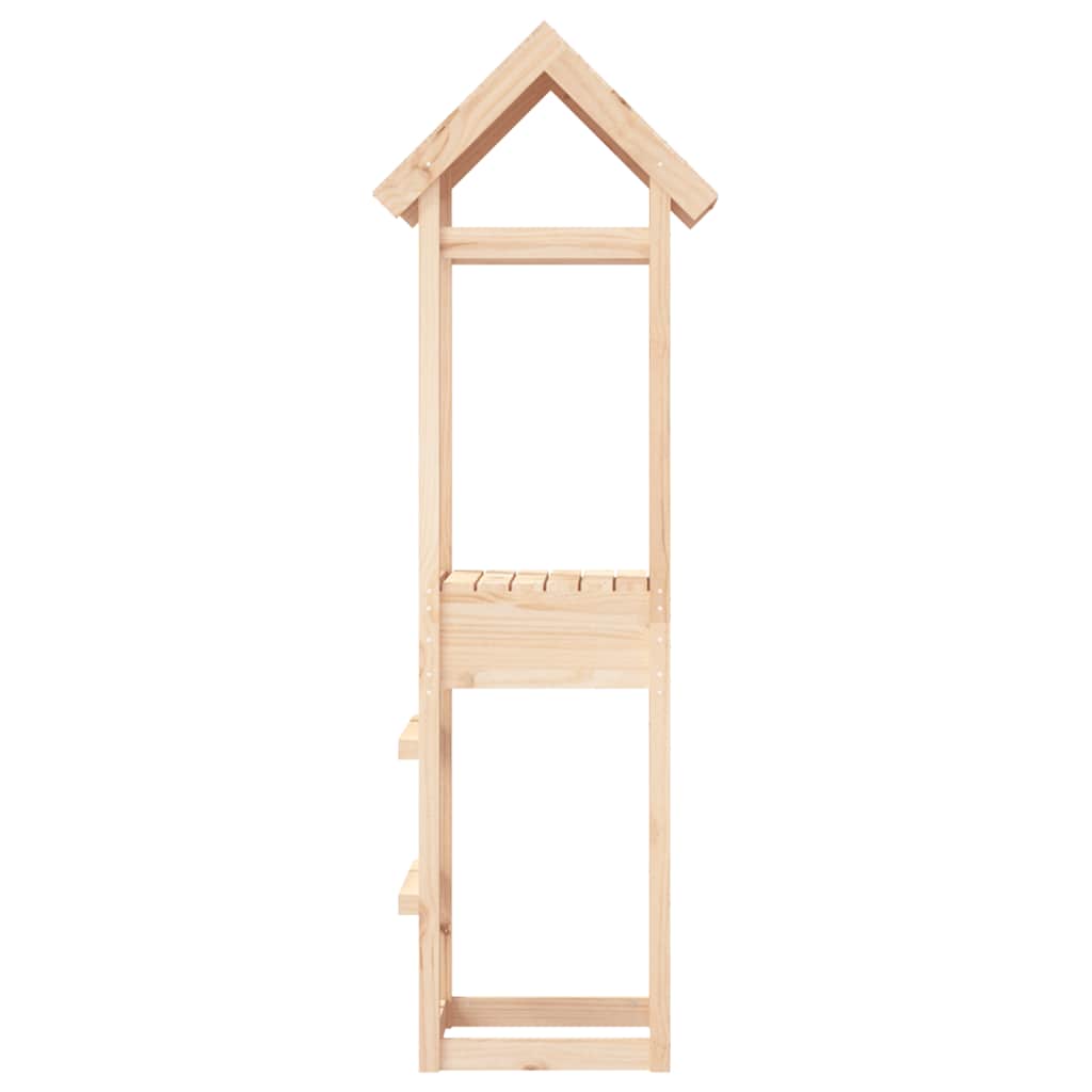 legetårn 53x46,5x194 cm massivt fyrretræ