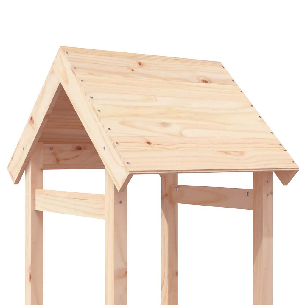 legetårn 53x46,5x194 cm massivt fyrretræ