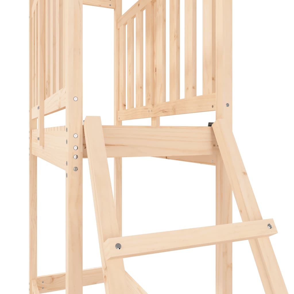 udendørs legesæt 53x110x214 cm massivt fyrretræ
