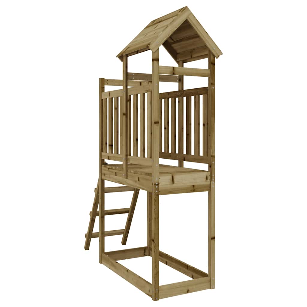 udendørs legesæt 53x110x214 cm imprægneret fyrretræ