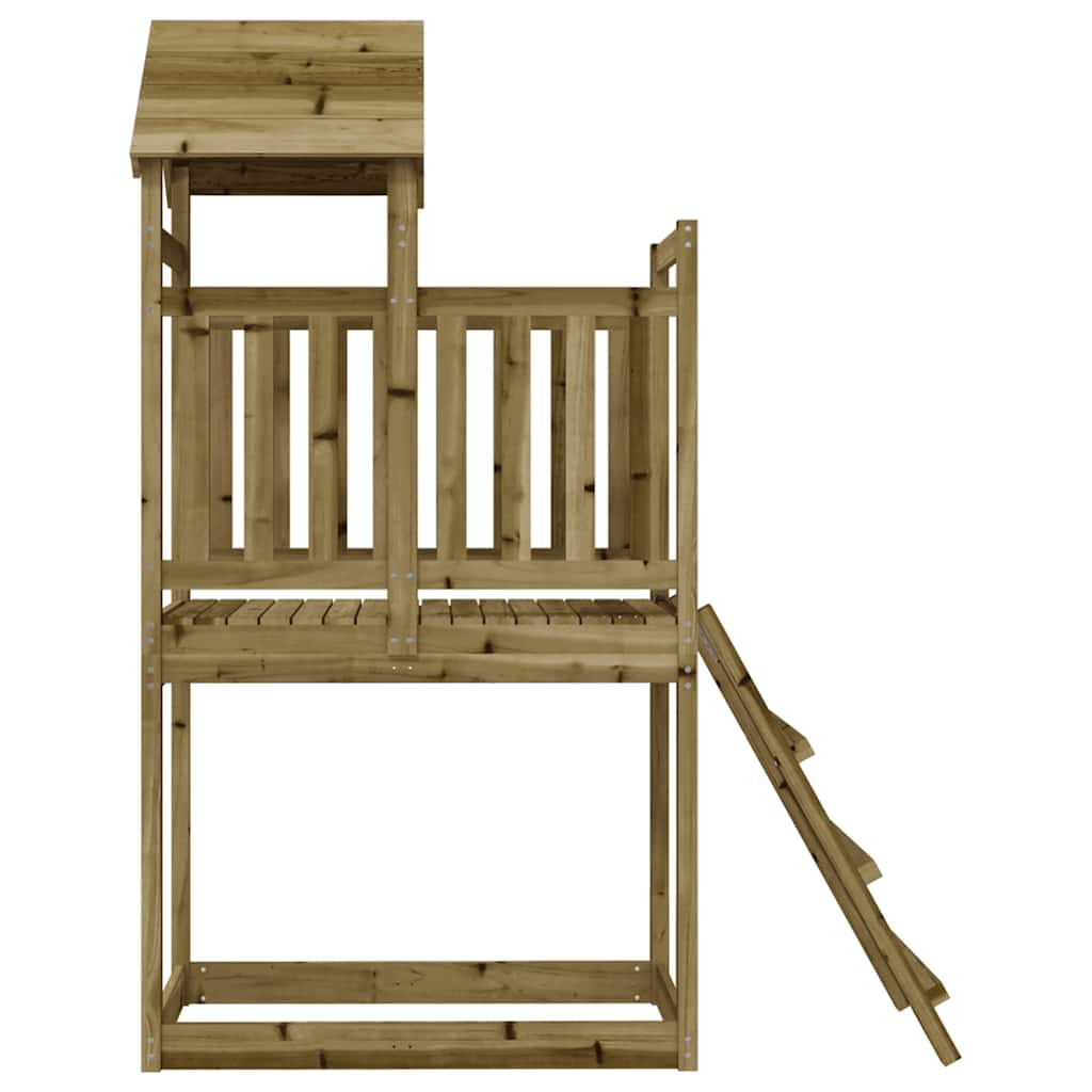 udendørs legesæt 53x110x214 cm imprægneret fyrretræ